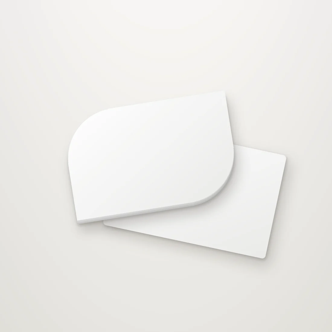 Custom custom-shaped business card