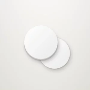 Custom round business card