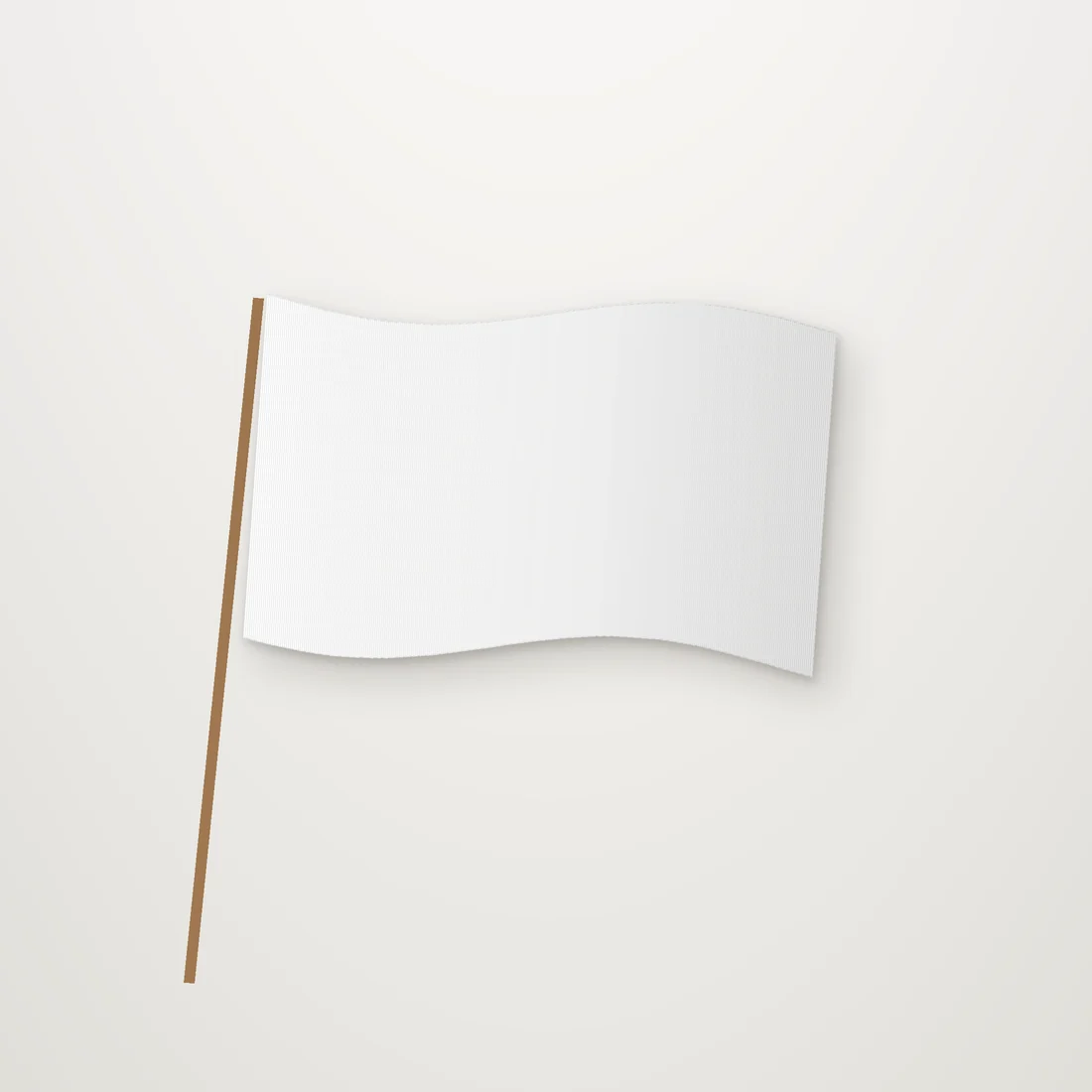 Drapeau à agiter personnalisé