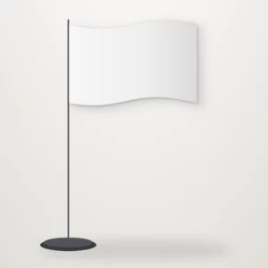 Drapeau sur mât personnalisé