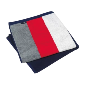 Drap de plage rayé personnalisable Kariban