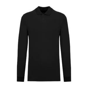Polo piqué manches longues Bio180 homme personnalisable Kariban