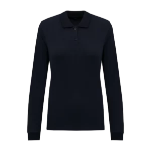 Polo piqué manches longues Bio180 femme personnalisable Kariban