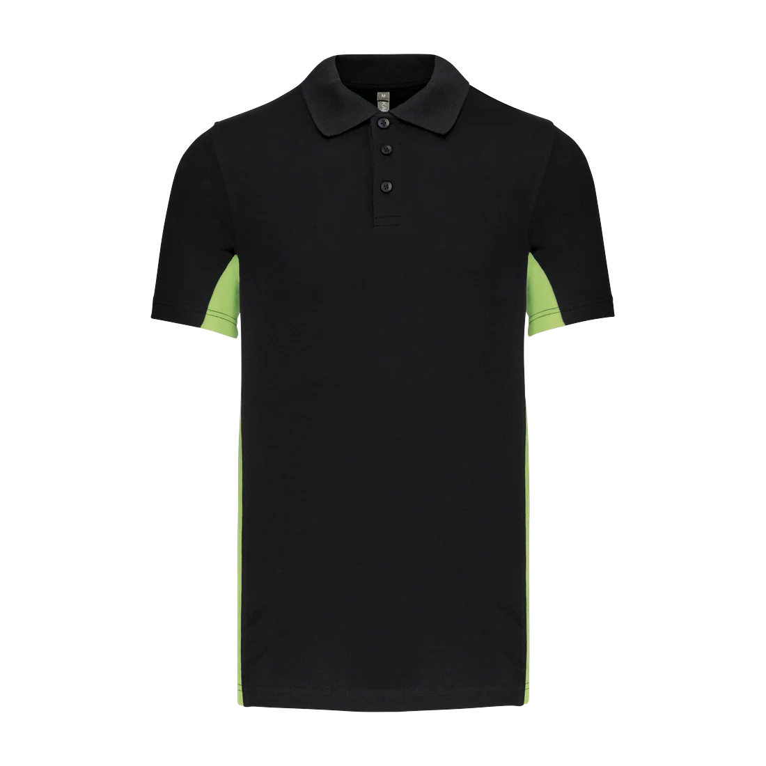 Polo piqué manches courtes bicolore homme personnalisable Kariban