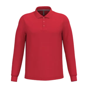 Polo manches longues homme personnalisable Kariban