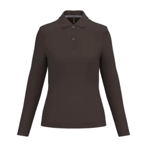 Polo manches longues femme personnalisable Kariban