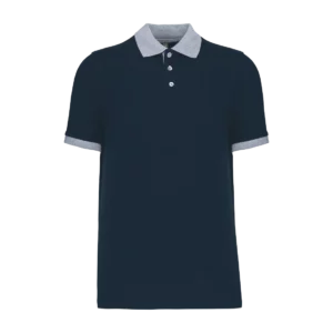 Polo piqué bicolore homme personnalisable Kariban