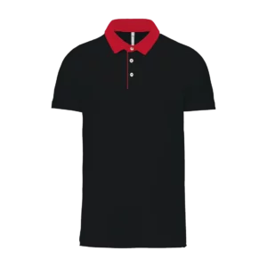 Polo jersey bicolore homme personnalisable Kariban