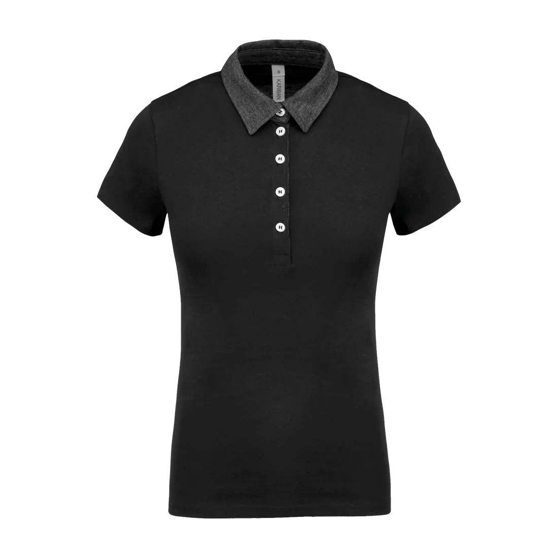 Polo jersey bicolore femme personnalisable Kariban