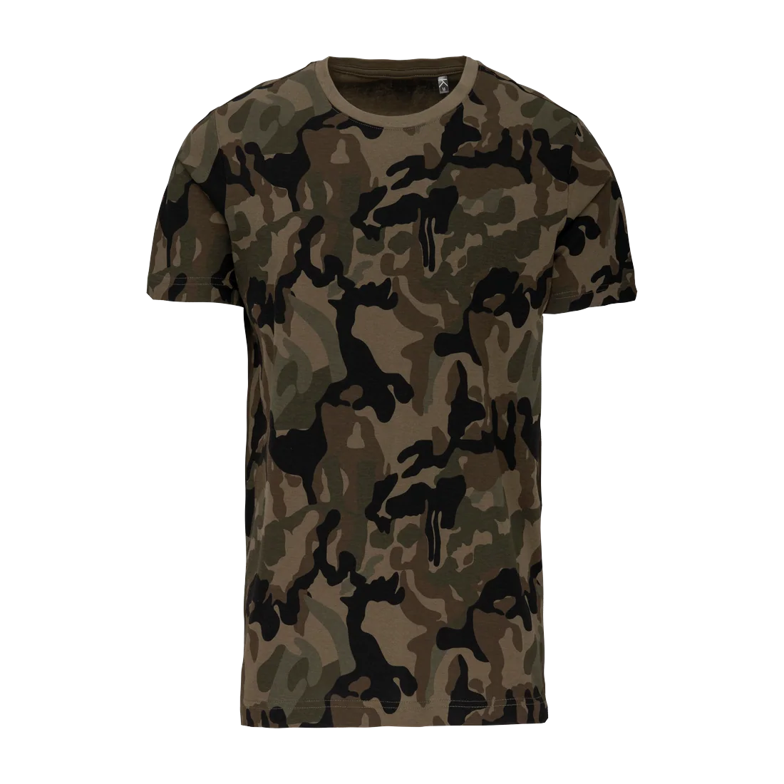 Men's short-sleeved camo t-shirt, customisable – Kariban