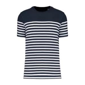 Men's Organic crew neck sailor T-shirt, customisable – Kariban