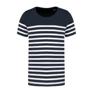 T-shirt marin col rond Bio enfant personnalisable Kariban
