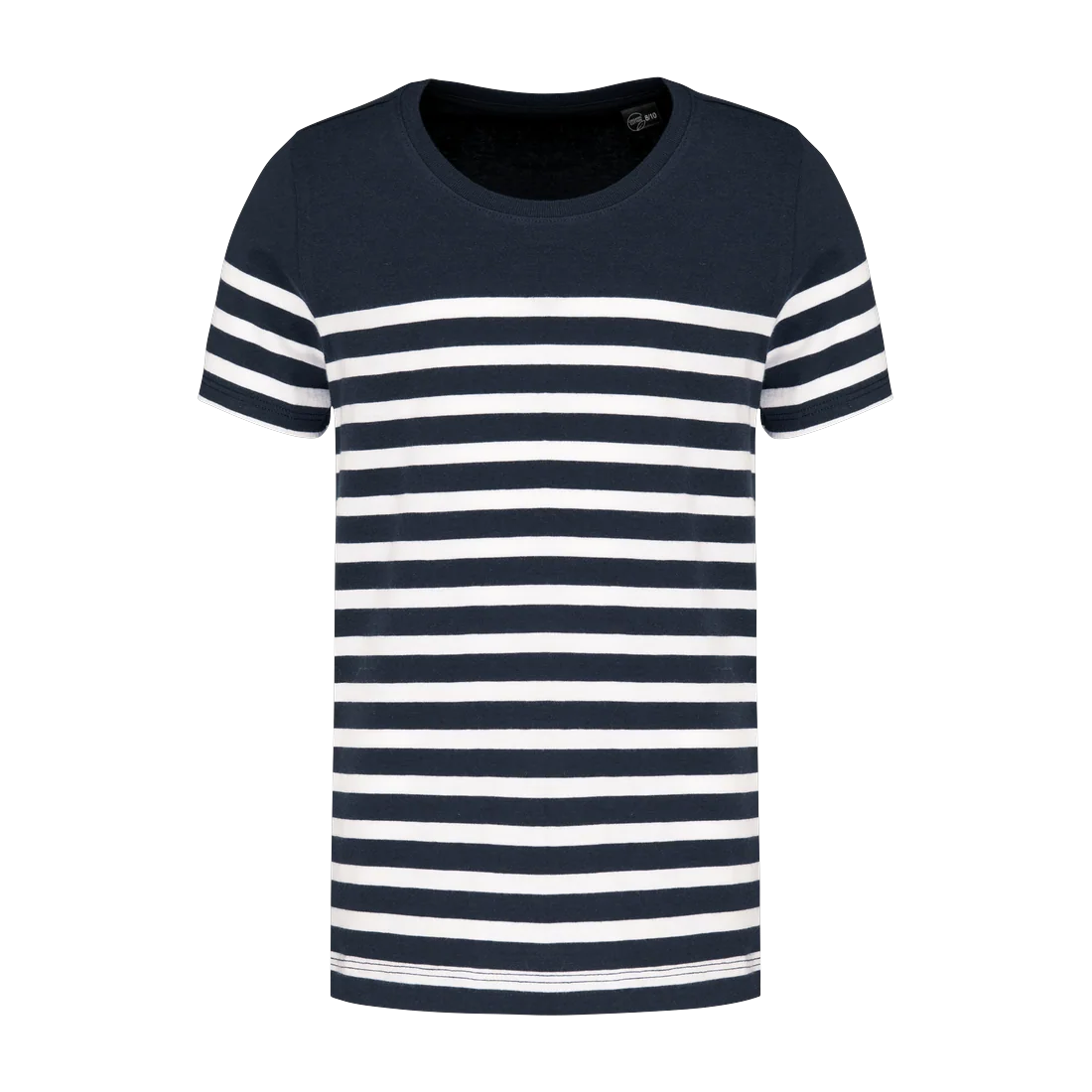 Kids' Organic crew neck sailor T-shirt, customisable – Kariban