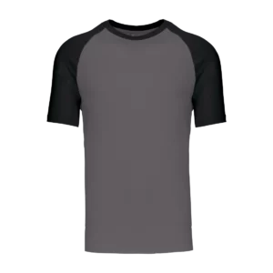 Baseball > Short-sleeved two-tone t-shirt, customisable – Kariban