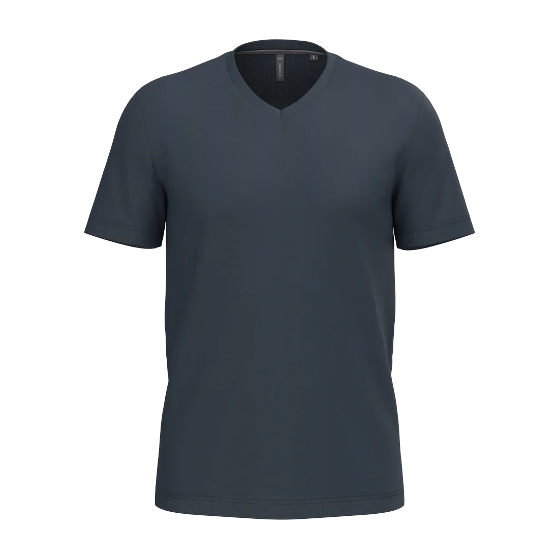 Men's short-sleeved V-neck T-shirt, customisable – Kariban