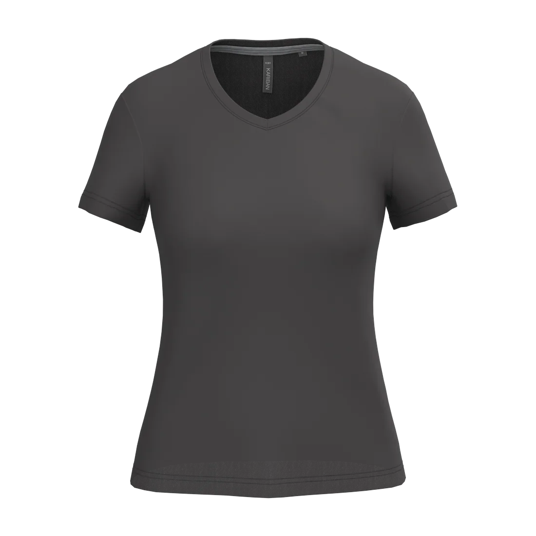T-shirt col V manches courtes femme personnalisable Kariban