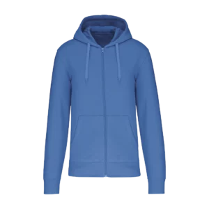 Men's eco-friendly zip-through hoodie, customisable – Kariban