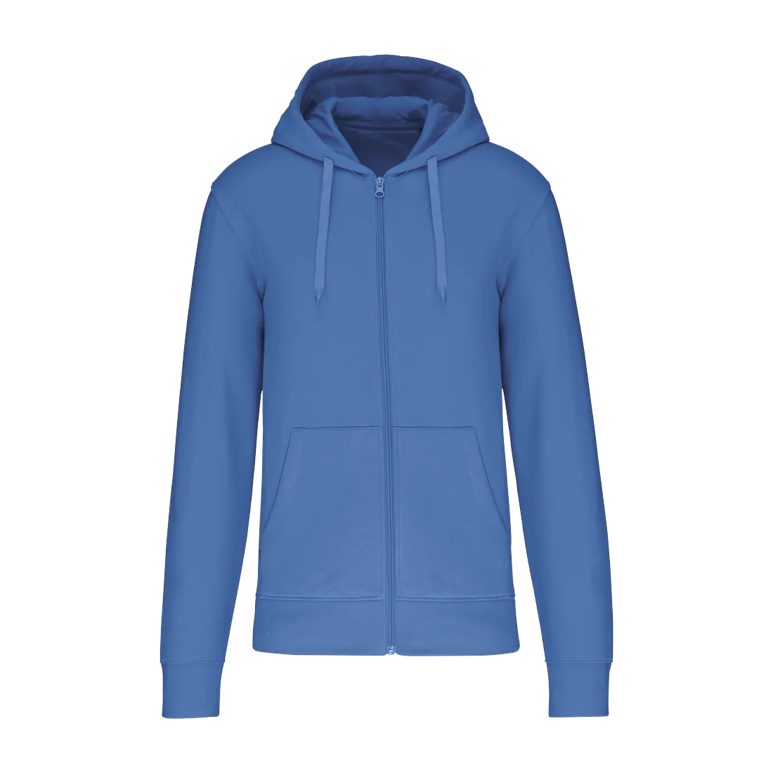 Men's eco-friendly zip-through hoodie, customisable – Kariban