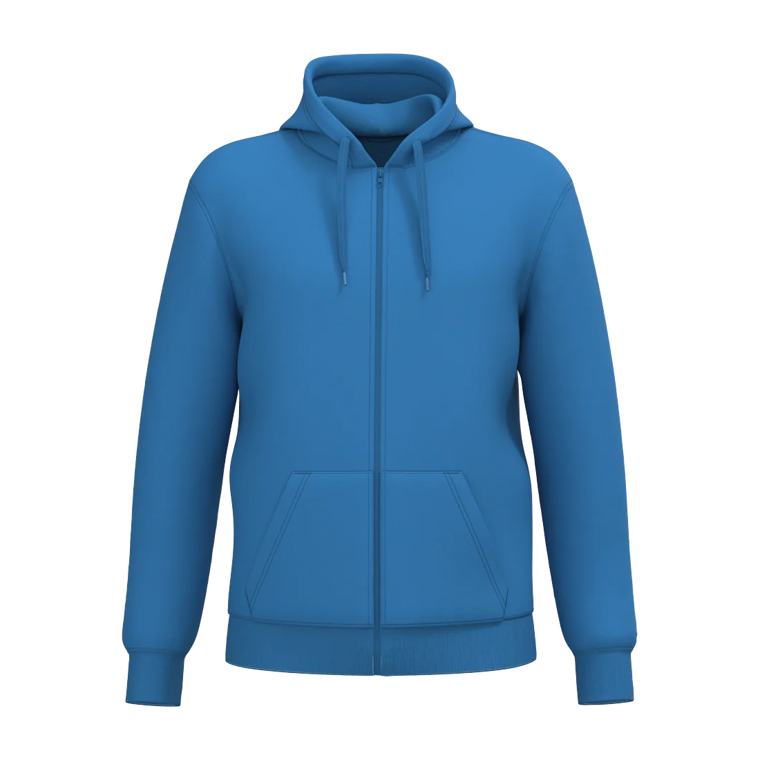 Sweat-shirt recyclé zippé à capuche unisexe personnalisable Kariban