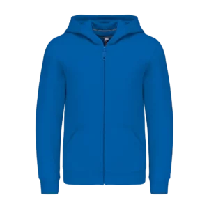 Sweat-shirt capuche zippé enfant personnalisable Kariban