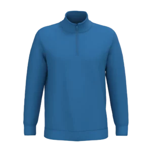 Zip neck sweatshirt, customisable – Kariban