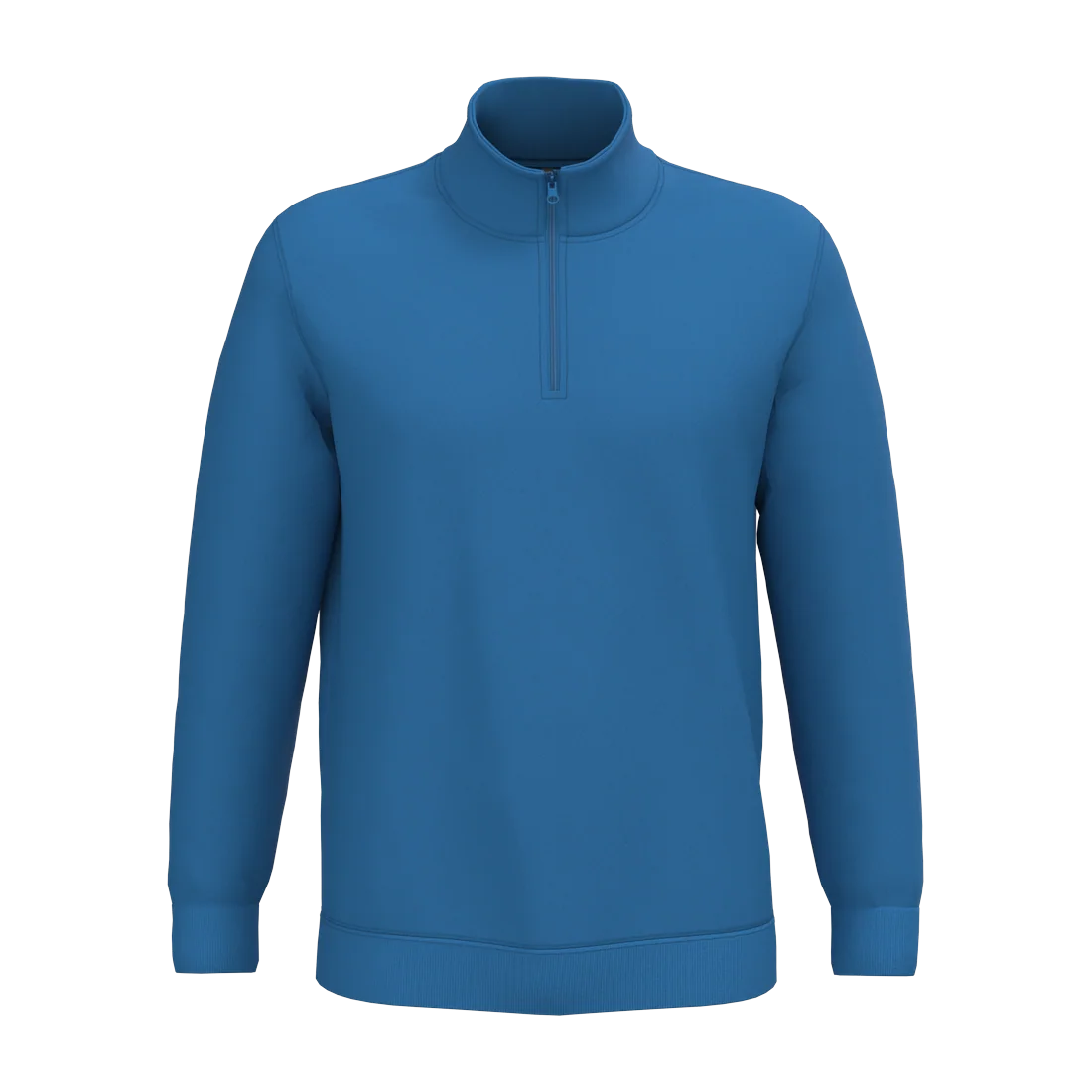 Zip neck sweatshirt, customisable – Kariban