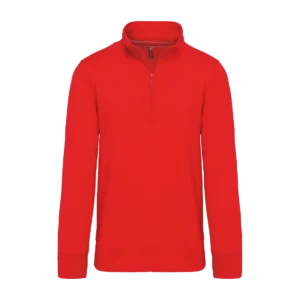 Zipped neck sweatshirt, customisable – Kariban