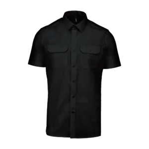 Men's short-sleeved pilot shirt, customisable – Kariban