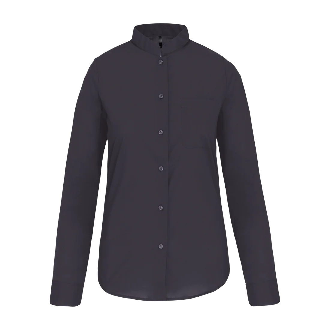 Chemise col mao manches longues femme personnalisable Kariban