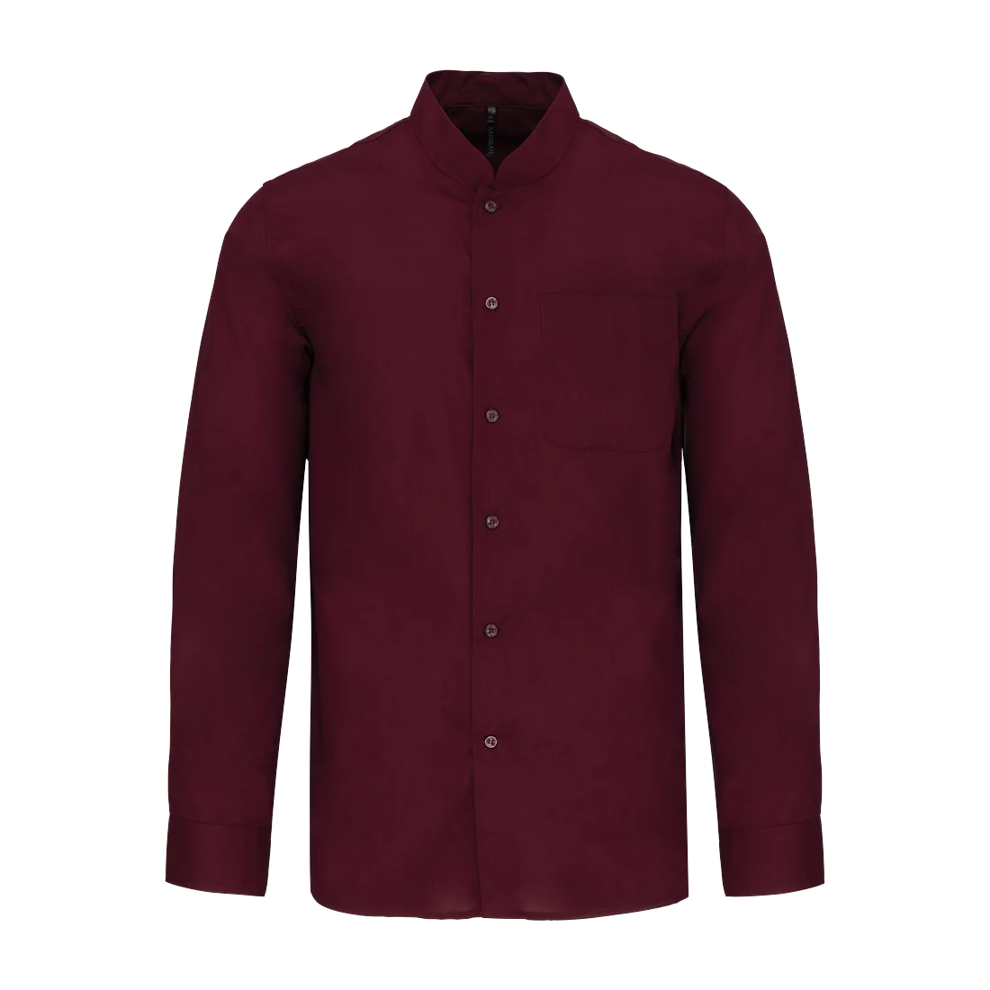 Chemise col mao manches longues personnalisable Kariban