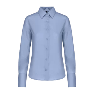 Ladies' long-sleeved non-iron shirt, customisable – Kariban