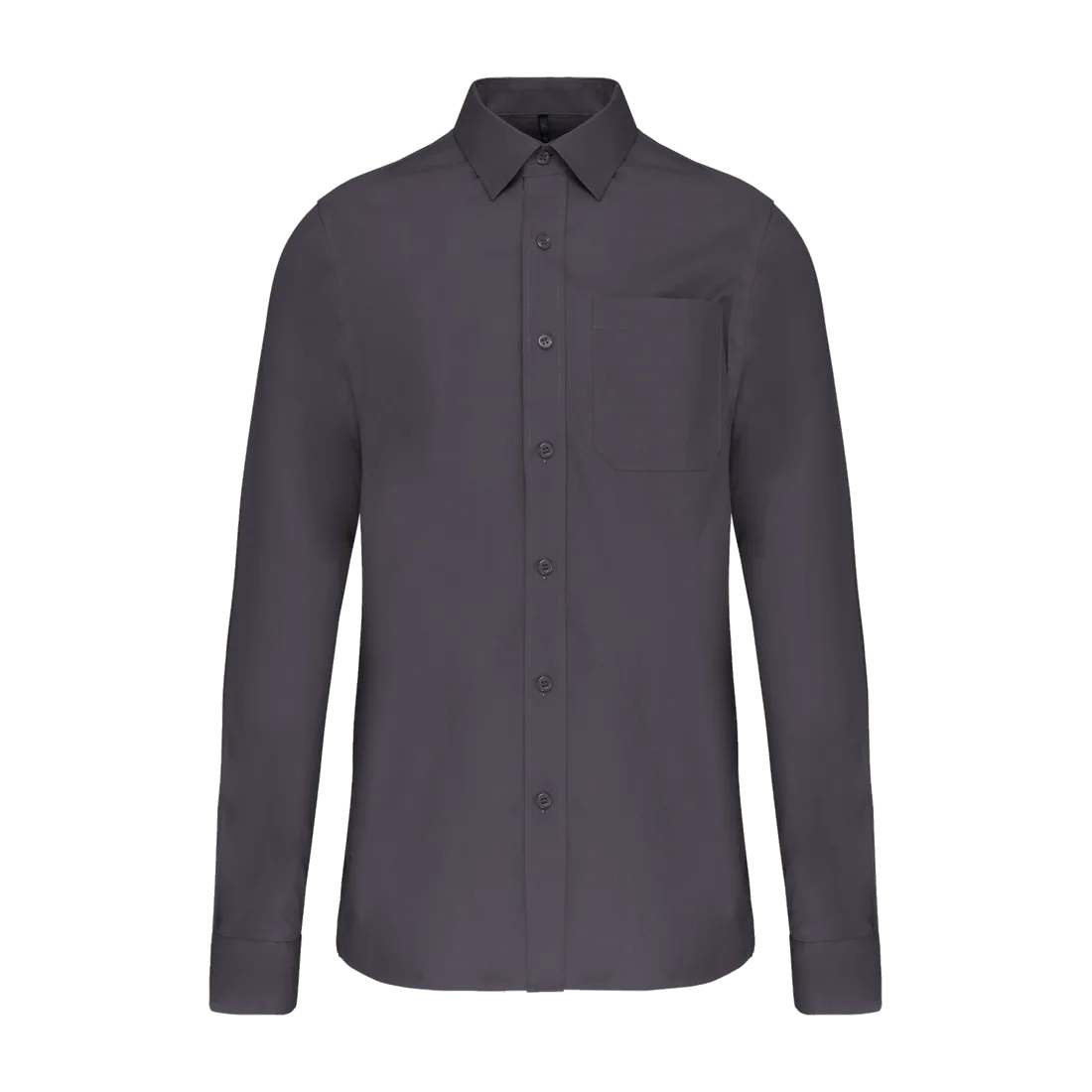 Chemise popeline manches longues personnalisable Kariban