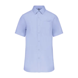 Men's short-sleeved cotton poplin shirt, customisable – Kariban