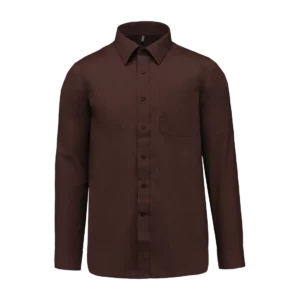 Men's easy-care polycotton poplin shirt, customisable – Kariban