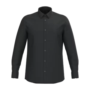 Men’s poplin easy care polycotton shirt, customisable – Kariban