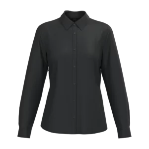 Ladies' poplin easy care polycotton shirt, customisable – Kariban