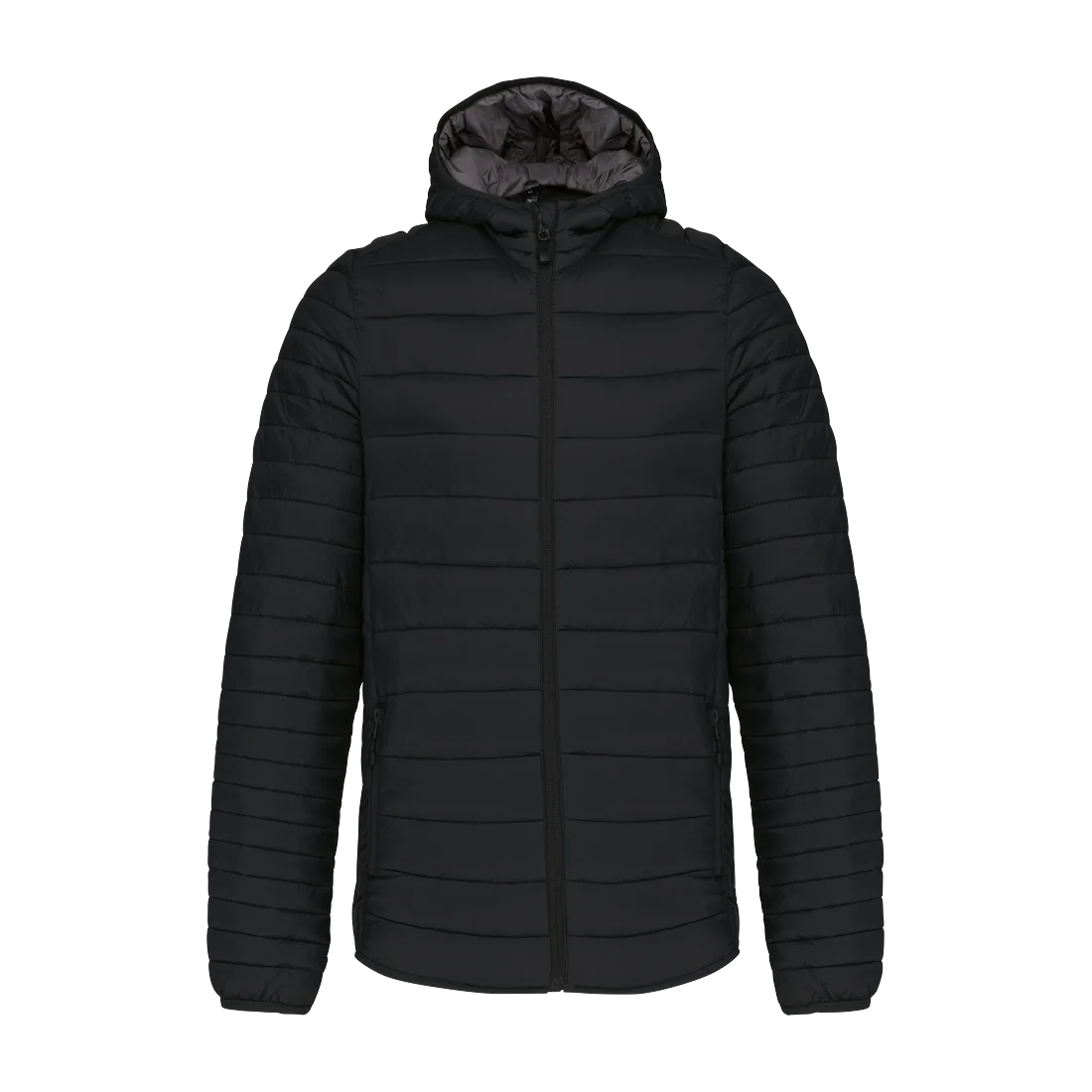 Men's lightweight hooded padded jacket, customisable – Kariban