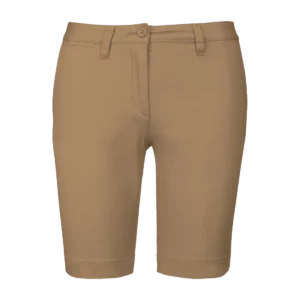 Ladies’ chino Bermuda shorts, customisable – Kariban