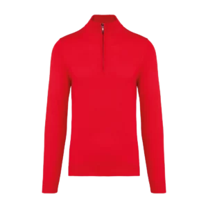 Men's zip neck jumper, customisable – Kariban
