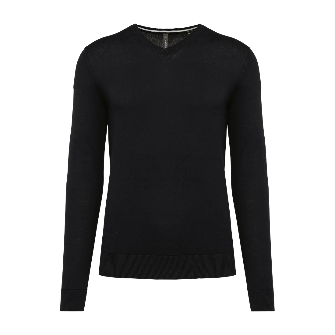 Men's eco-friendly V-neck jumper, customisable – Kariban