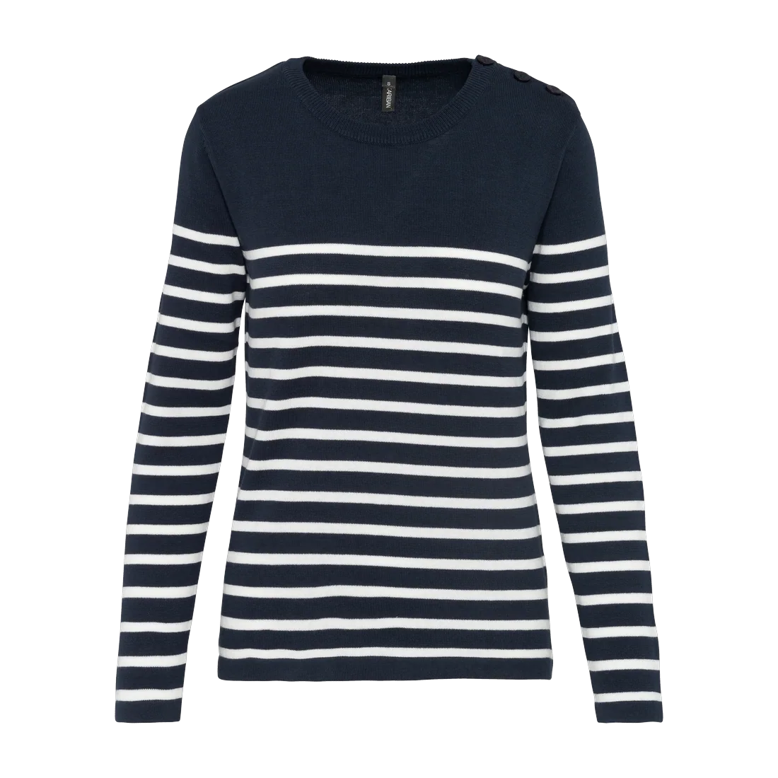 Ladies' sailor jumper, customisable – Kariban