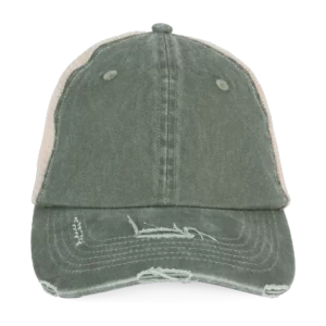 Casquette trucker écoresponsable effet déchiré unisexe personnalisable Native Spirit