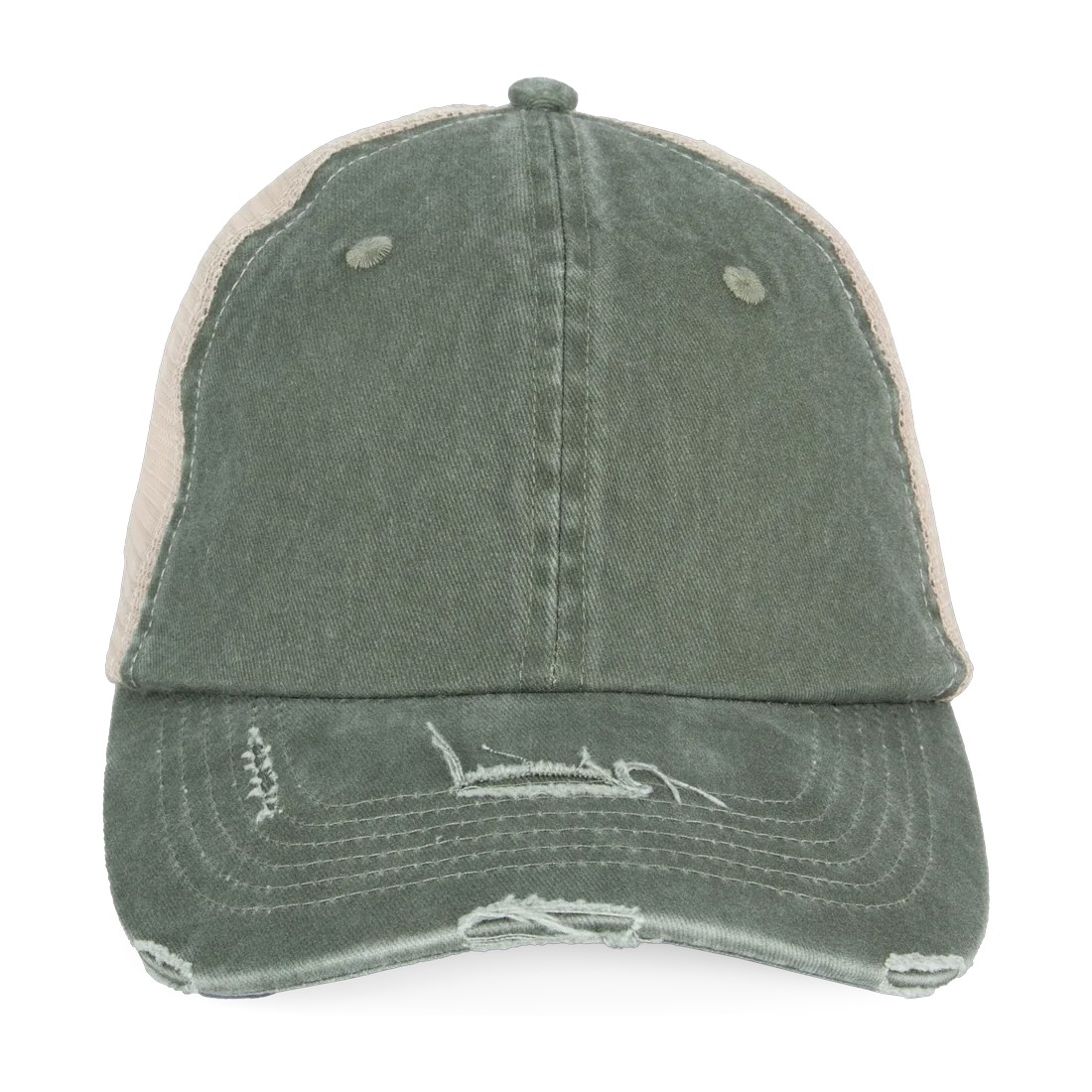 Casquette trucker écoresponsable effet déchiré unisexe personnalisable Native Spirit