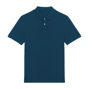 Eco-friendly men’s piqué polo shirt, customisable – Native Spirit