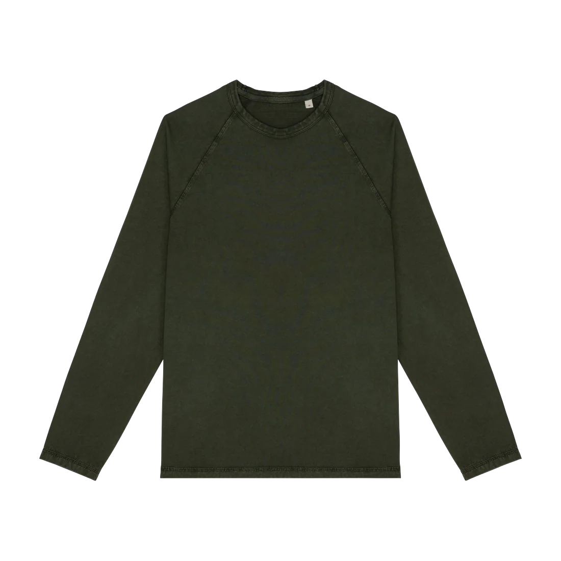 Eco-friendly men’s long sleeve raglan t-shirt, customisable – Native Spirit