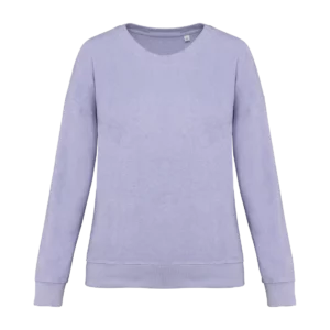 Eco-friendly ladies’ Terry Towel sweatshirt, customisable – Native Spirit