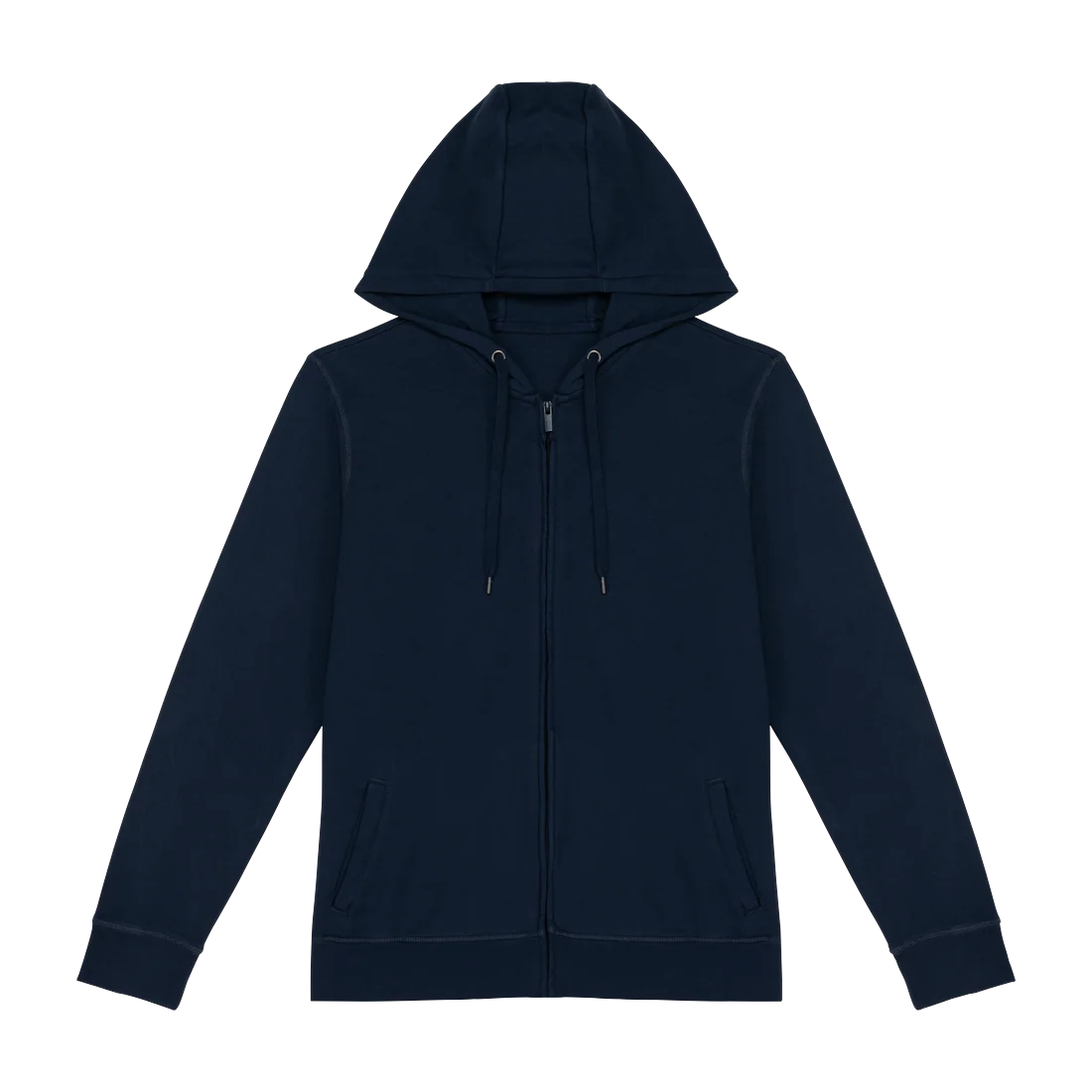 Sweat-shirt écoresponsable zippé à capuche French Terry unisexe personnalisable Native Spirit
