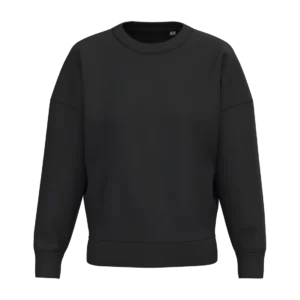 Sweat-shirt écoresponsable à col rond à épaules tombantes femme personnalisable Native Spirit