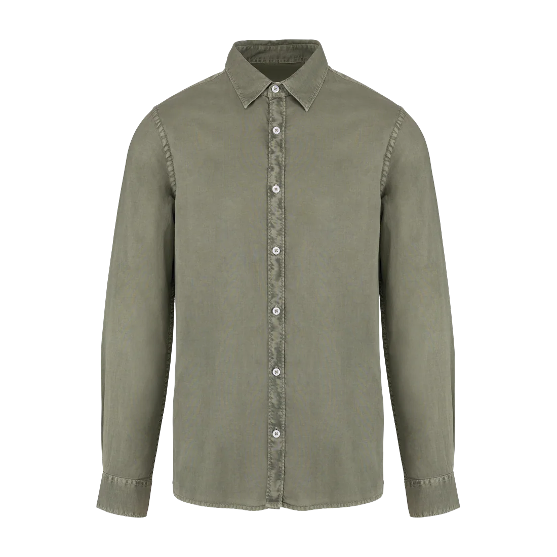 Chemise écoresponsable délavée homme personnalisable Native Spirit