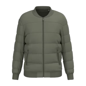 Veste matelassée écoresponsable à col teddy unisexe personnalisable Native Spirit